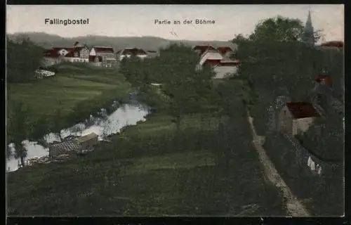 AK Fallingbostel, Partie an der Böhme