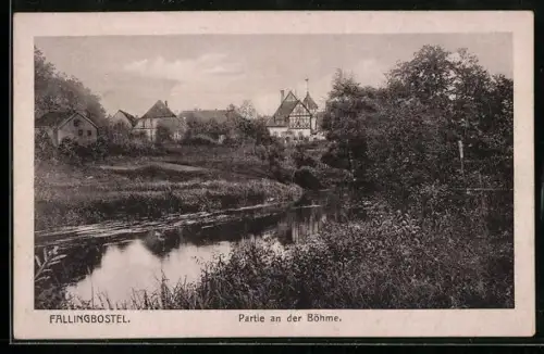 AK Fallingbostel, Böhmepartie im Ort