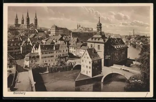 AK Bamberg, Blick auf den Ort