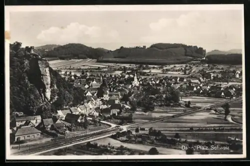 AK Dahn /Pfalz. Schweiz, Ortsansicht mit Kirche