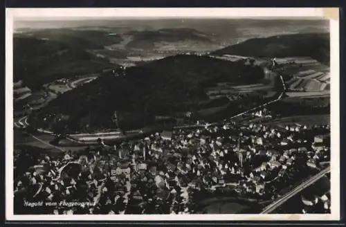 AK Nagold, Ansicht vom Flugzeug