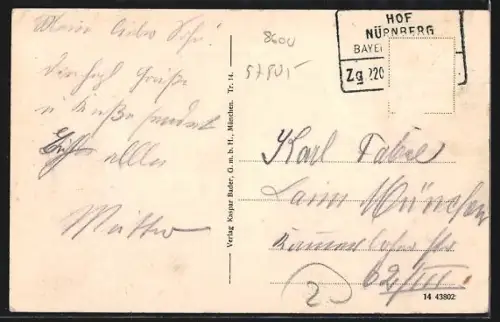 AK Bamberg, Dom, Rathaus, Michelsberg