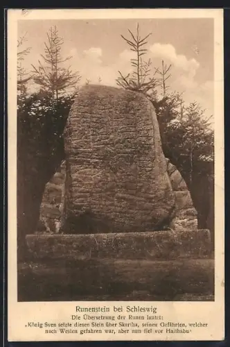 AK Schleswig, Runenstein