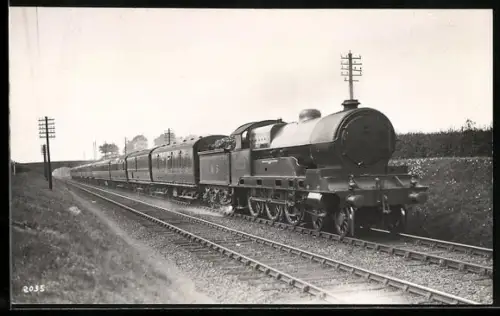 AK Britische Lokomotive Nr. 6023 der LMS mit Fahrt, englische Eisenbahn