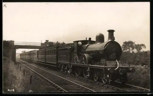 AK Britische Lokomotive Nr. 855 der Great Central bei Knutsford, englische Eisenbahn