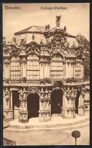 AK Dresden, Zwinger-Pavillon