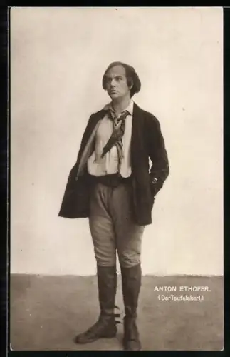 AK Schauspieler Anton Ethofer ernst schauend