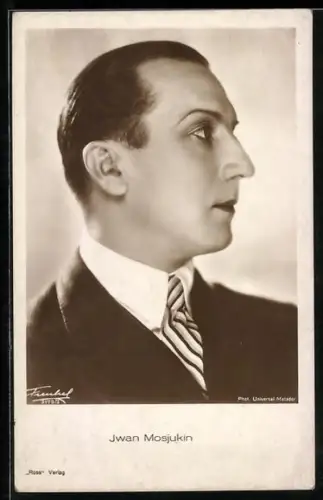 AK Schauspieler Jwan Mosjukin im Profil