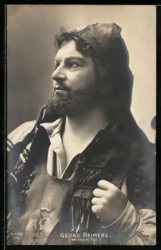 AK Schauspieler Georg Reimers, Wilhelm Tell
