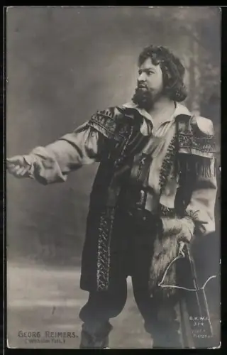 AK Schauspieler Georg Reimers als Wilhelm Tell
