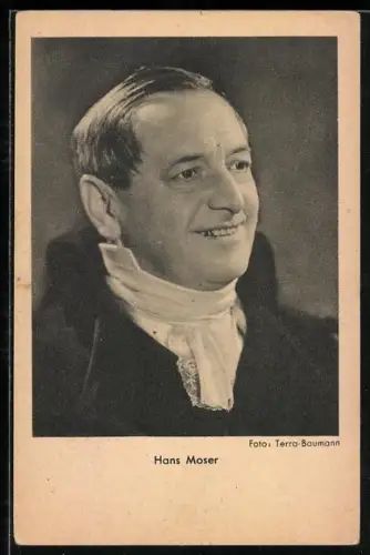 AK Schauspieler Hans Moser in einer Rolle
