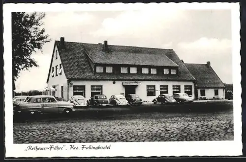 AK Rethem /Fallingbostel, Gasthaus Rethemer-Fähre, Inh. A. Schou