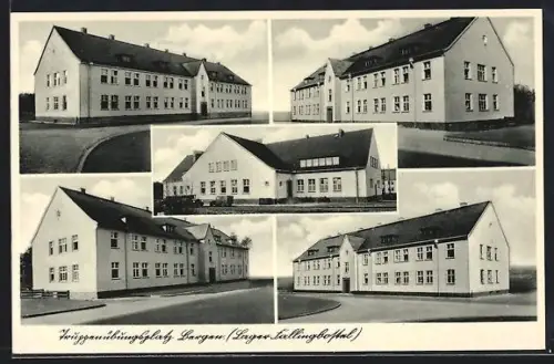 AK Fallingbostel, Truppenübungsplatz, Lager, verschiedene Gebäudeansichten