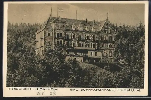 AK Bad Schwarzwald, Friedrich-Hilda-Heim