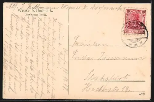 AK Wense b. Dorfmark, Rittergut Wense