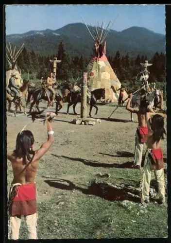 AK Karl May Film Der Schatz im Silbersee, Filmszene