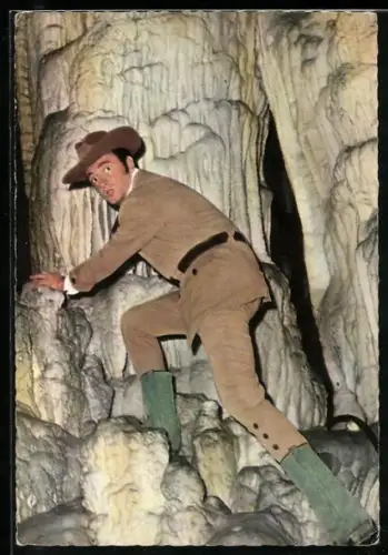 AK Karl May Film Winnetou 2. Teil, Schauspieler Eddi Arent