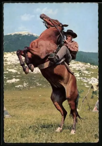 AK Karl May Film Winnetou 2. Teil, Filmszene