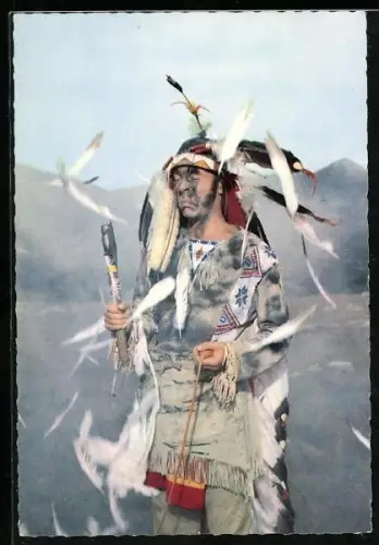 AK Schauspieler Chris Howland in Teil 1 von Winnetou, Karl May