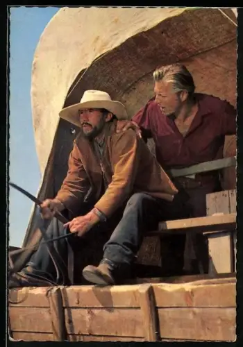 AK Winnetou Teil I, Filmszene mit Lex Barker