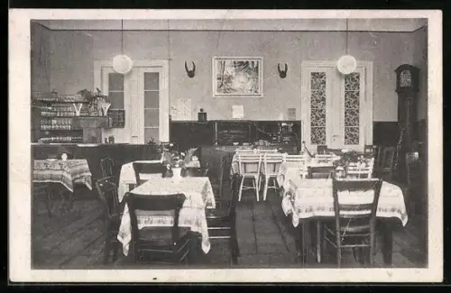 AK Fallingbostel, Lieth-Cafe, Innenansicht