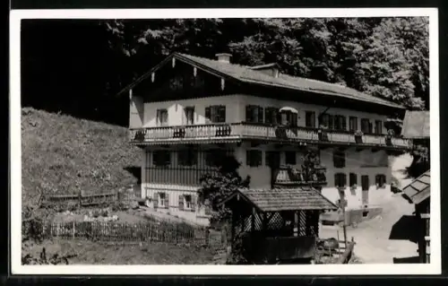 AK Ramsau b. Berchtesgaden, Hotel Landhaus Lehenmühle Jakob Stöckl