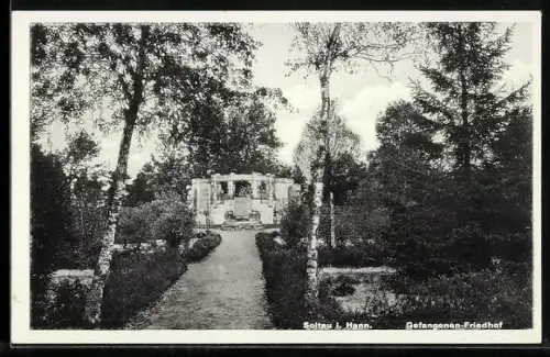 AK Soltau i. Hann., Gefangenen-Friedhof, Kriegsgefangenenlager