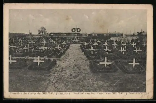 AK Soltau /Hannover, Kerkhof van het Kamp van Soltau, Kriegsgefangenenlager