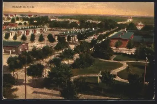 AK Munsterlager, Kasernenanlagen und Lagergebäude