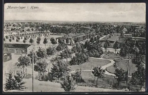 AK Munsterlager i. Hann., Lagergelände, Kasernen, Übersicht