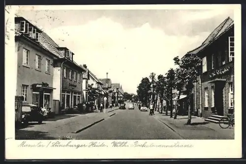 AK Munster /Lüneburger Heide, Wilhelm Bockelmannstrasse