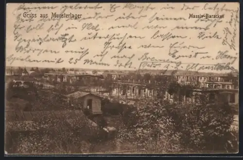 AK Munsterlager, Massiv-Baracken