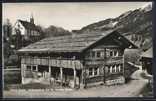 AK Flüeli-Ranft, Geburtshaus des hl. Bruder Klaus