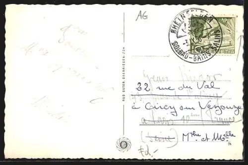 AK Rheinfelden, Hotel Schiff mit Restaurant