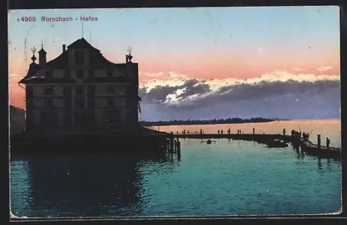 AK Rorschach, Partie am Hafen