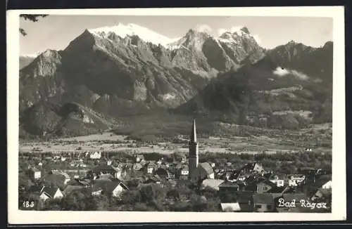 AK Bad Ragaz, Blick über die Dächer