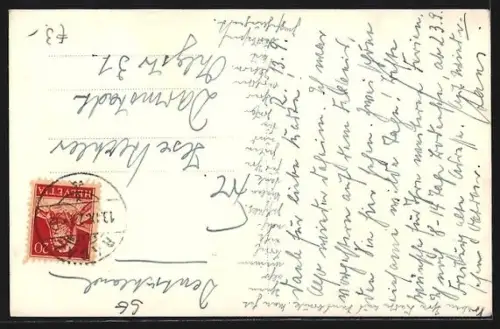 AK Bad Ragaz, Blick über die Dächer