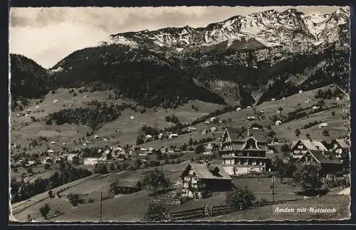 AK Amden, Panorama mit Mattstock