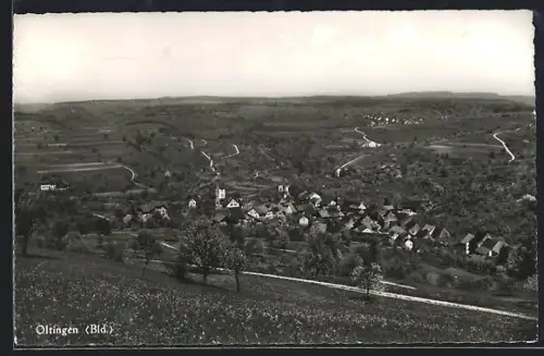 AK Oltingen /Bld., Ortsansicht aus der Vogelschau