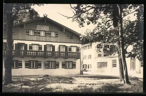 AK Ramsau, Ansicht vom Landhaus Wimbachklamm