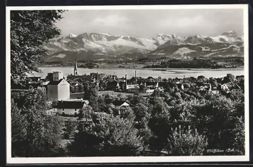 AK Pfäffikon /Zch., Ortsansicht aus der Vogelschau