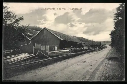 AK Val, Sägemühle mit Landstrasse
