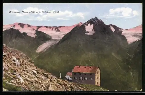 AK Breslauer Haus, Berghütte im Oetztal