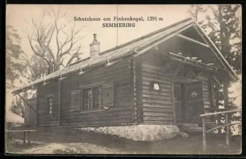AK Semmering, Schutzhaus am Pinkenkogel