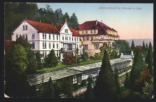 AK Jordanbad bei Biberach, Kurhaus, Badehaus, Gartenanlage