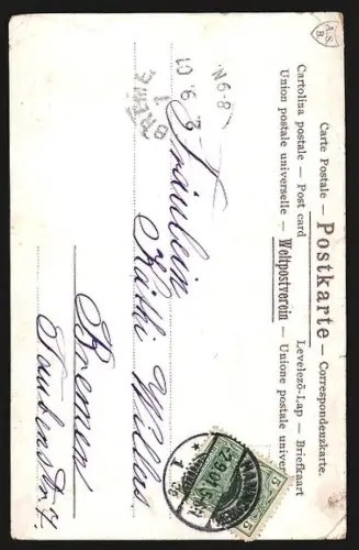 AK Hannover, Marktplatz mit altem Rathaus