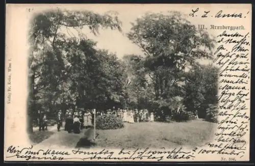 AK Wien, Arenbergpark