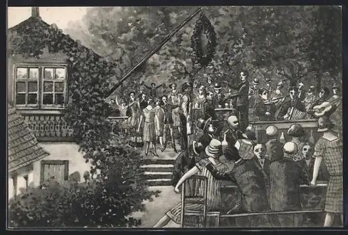 AK Wien, Heurigen Fest mit Musik