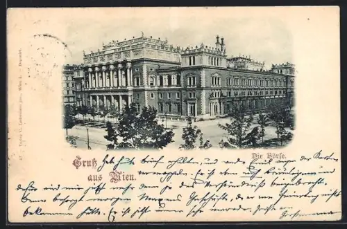 AK Wien, Börse mit Strassenpartie