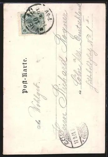 AK Wien, Rathauskeller, Der Weinkoster, Wappen